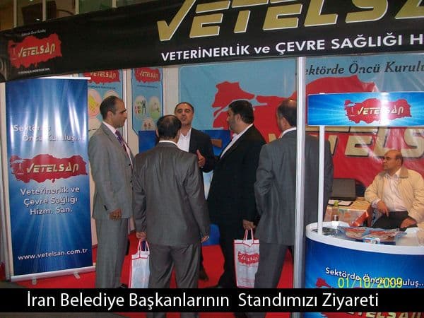 İran belediye başkanlarının standımızı ziyareti