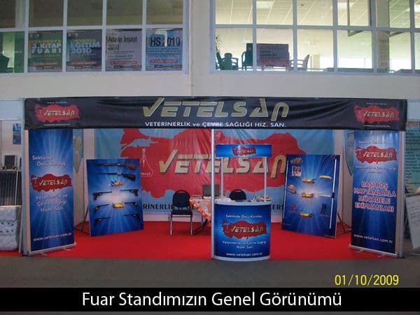 Adana fuar standımızın genel görünümü