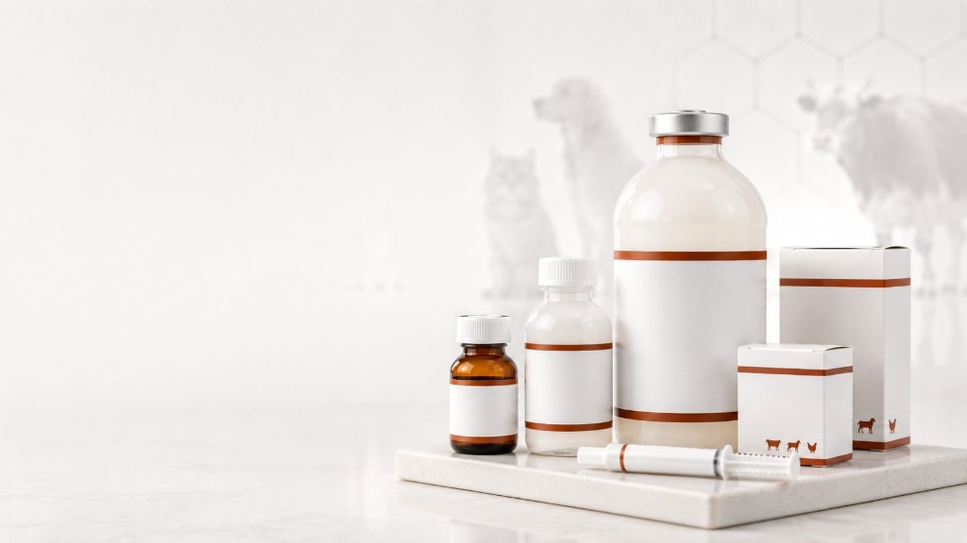 Veteriner vitamin ve enjeksiyonluk ürün ambalajları